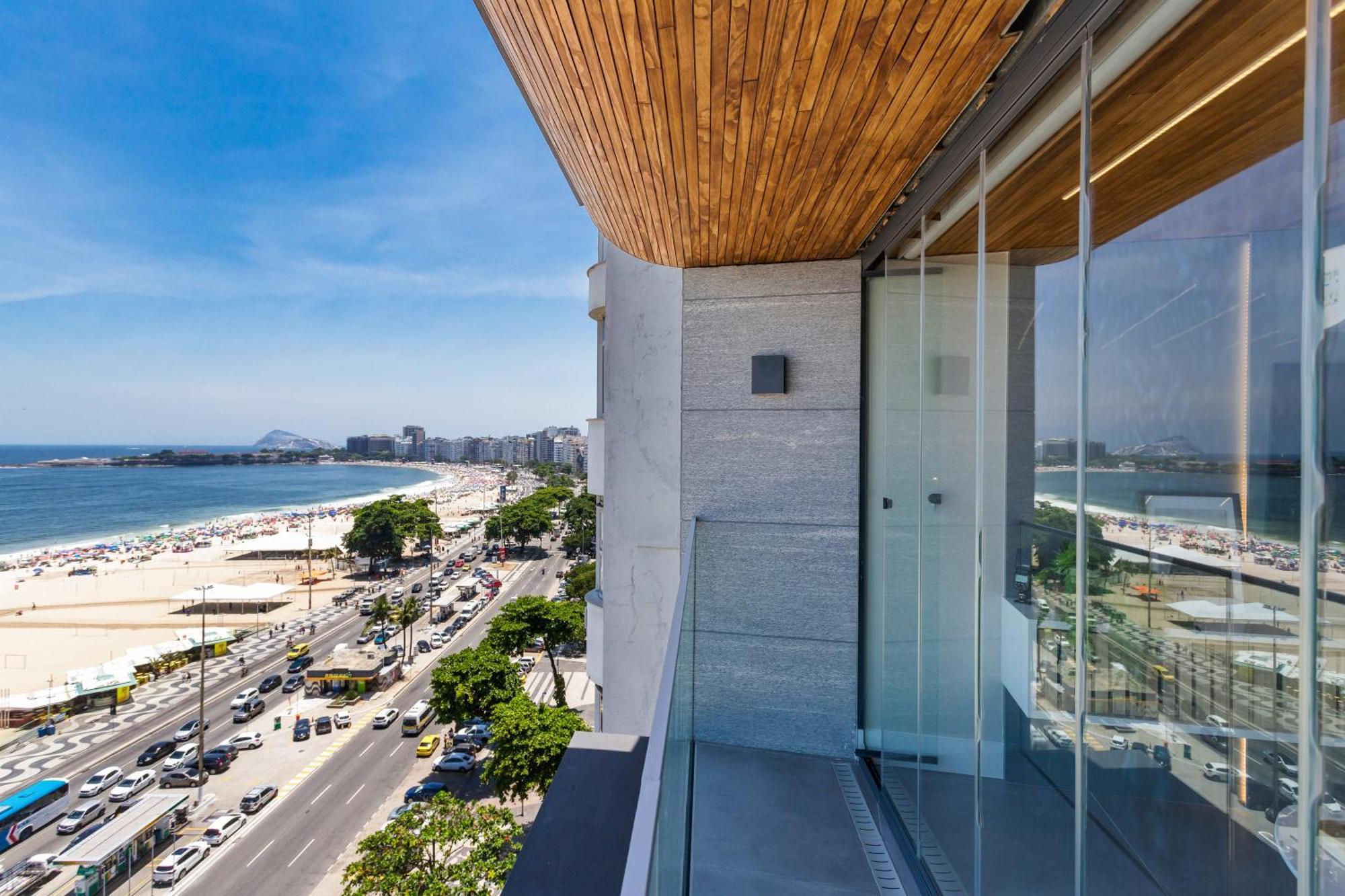 Unhotel - Luxuosos Apartamentos Na Atlantica A Beira-Mar, Copacabana Rio de Janeiro Zewnętrze zdjęcie